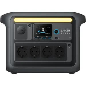 Power Station 1800W 1056Wh LiFePO₄ c/ App WiFi + Bluetooth, HyperFlash 58min e UPS <20ms