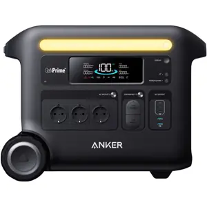 Power Station 2300W 2560Wh LiFePO₄ c/ App WiFi + Bluetooth, HyperFlash 1h e UPS <20ms