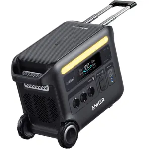 Power Station 2300W 2560Wh LiFePO₄ c/ App WiFi + Bluetooth, HyperFlash 1h e UPS <20ms