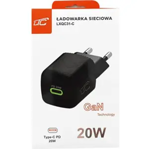 Carregador 20W GaN USB-C (PD) - Preto