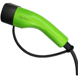 Carregador portátil para EV c/ display - monofásico 8-16A 3.5kW - Schuko - Tipo 2 - IP65 - 5m