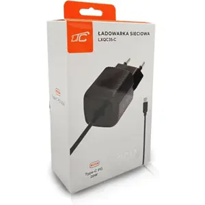 Carregador 20W 3A c/ cabo USB-C PD - Preto