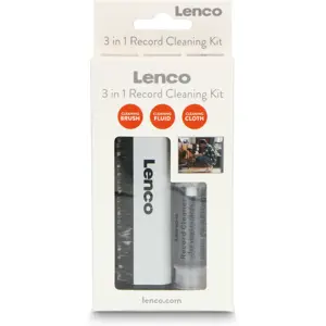 Kit de Limpeza 3-em-1 para Discos de Vinil