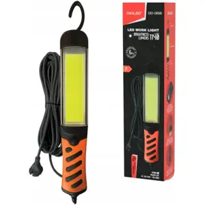 Gambiarra LED COB 11W 1140lm 230V c/ gancho, íman e cabo 6m