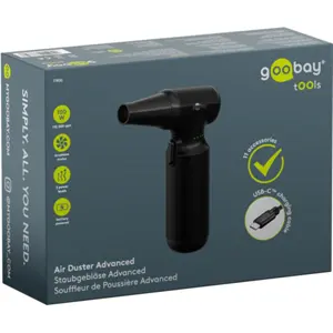 Soprador de ar portátil a bateria 100W 6.000mAh (c/ 8 ponteiras)