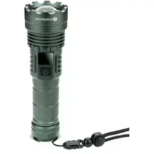 Lanterna LED CREE 1500lm c/ zoom - recarregável USB-C - IPX4