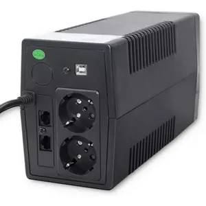 UPS Interativa 1000VA 600W c/ 2x Schuko + USB-B + 2x RJ45