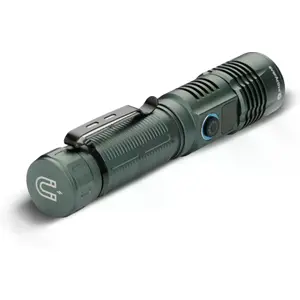 Lanterna LED CREE 700lm c/ zoom - recarregável USB-C - IPX4