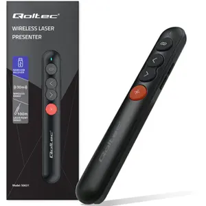 Dispositivo de apresentação sem fios 2.4Ghz c/ laser - (1xAAA)