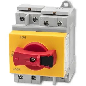 Interruptor 4P c/ função de bloqueio - 1200V DC 32A 8kV