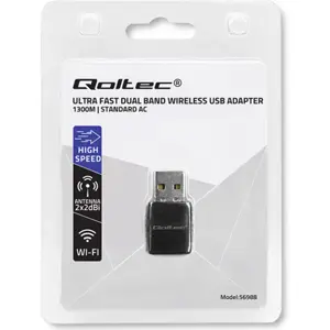 Mini adaptador USB 3.0 Wi-Fi Dual Band (2.4/5GHz) - 1300Mbps