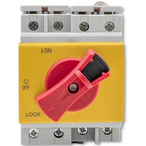 Interruptor 4P c/ função de bloqueio - 1200V DC 32A 8kV