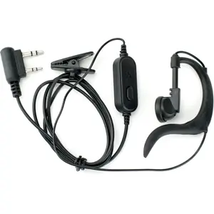 Kit de 6 Walkie-talkies 16CH PMR446 10km c/ auscultadores + base carregamento