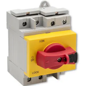 Interruptor 4P c/ função de bloqueio - 1200V DC 32A 8kV