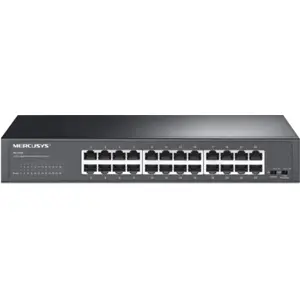Switch 24P Gigabit 10/100/1000Mbps montable en Rack