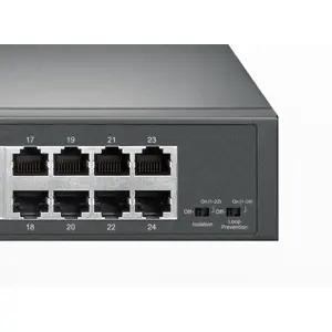 Switch 24P Gigabit 10/100/1000Mbps montable en Rack