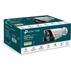 Câmara IP (Ethernet) Bullet 4MP 4mm c/ luz e Deteção inteligente - IP67