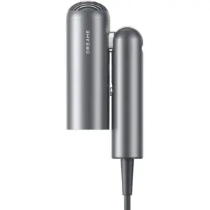 Secador e Modelador de Cabelo Dobrável 1300W - Cinzento