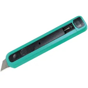 Faca de lâmina retráctil profissional segura - 134mm