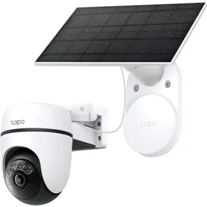 Câmara IP (Wi-Fi) Pan/Tilt 2K 3MP 4mm IR 10m c/ bateria + painel solar - IP65