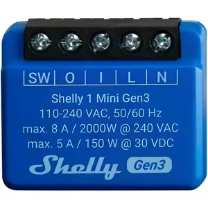 Mini módulo interruptor para automação WiFi 110/240VAC - 8A