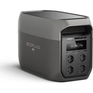 Power Station 2400W 2048Wh c/ UPS e Carregamento Solar 500W