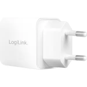 Cargador GaN 1x USB-C (PD) + 1x USB-A (20W) - blanco