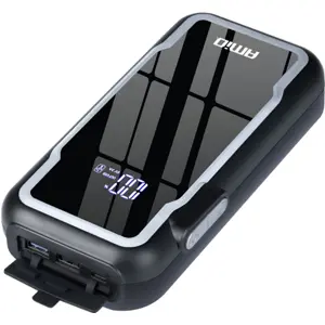 Arrancador de Carro (Jump Starter) 1600A 3-em-1 c/ Powerbank 12.000mAh + Lanterna
