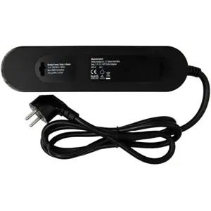Bloco de 4 tomadas inteligentes (WiFi BT Zigbee Matter) c/ botões e cabo de 1.5m - preto