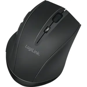 Ratón óptico 800/1200/1600 DPI inalámbrico BT5.0 con 5 botones + scroll - negro