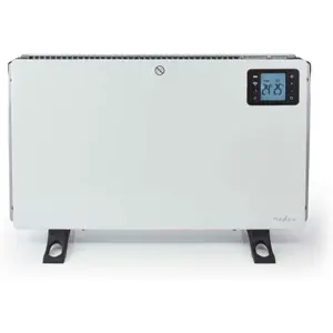 Radiador convector digital inteligente WiFi 750/1250/2000W (20m²) c/ painel em vidro