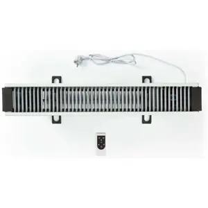 Radiador convector digital inteligente WiFi 750/1250/2000W (20m²) c/ painel em vidro