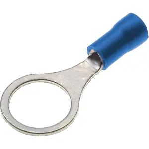 Terminal de olhal isolado azul (1.5-2.5mm²) M10 Ø10.5mm