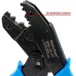 Alicate de cravar terminais não isolados 1.5 - 2.5 - 6 - 10mm²