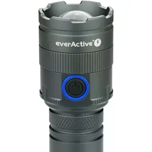 Lanterna LED CREE 4500lm c/ zoom - recarregável 4000mAh (USB-C) - IPX4