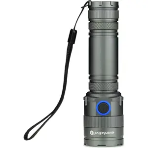Lanterna LED CREE 4500lm c/ zoom - recarregável 4000mAh (USB-C) - IPX4