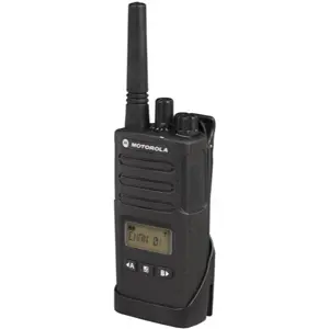 Walkie Talkie profissional c/ ecrã 8 canais 446MHz c/ Vox + bateria recarregável IP54
