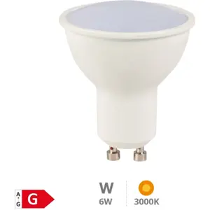 Lâmpada LED GU10 230V 6W 3000K (branco quente) 490lm