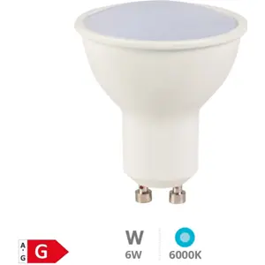 Lâmpada LED GU10 230V 6W 6000K (branco frio) 490lm