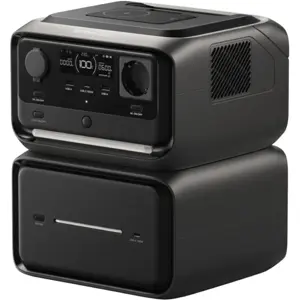 Estación de energía portátil 600W 858Wh con Power Bank 5000mAh Qi2