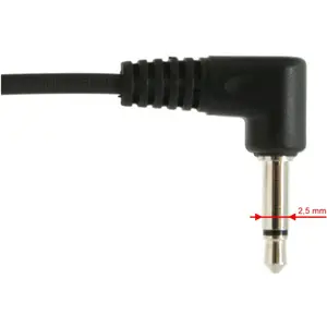 Microfone de lapela (Jack 2.5mm) para p/ rádios PMR Motorola