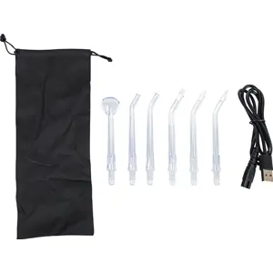 Irrigador oral sem fios 5 modos + DIY personalizável c/ 6 pontas - 400ml - IPX7