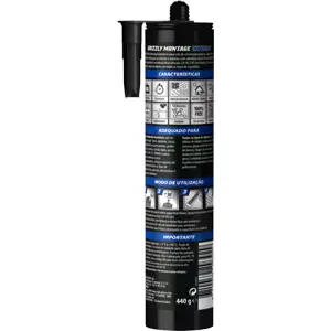 Cola de construção super forte e rápida para interior/exterior SMP - 440g