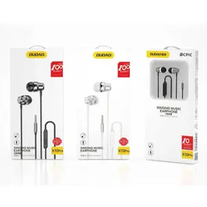 Auriculares intraauriculares con micrófono y Jack 3.5mm - blanco