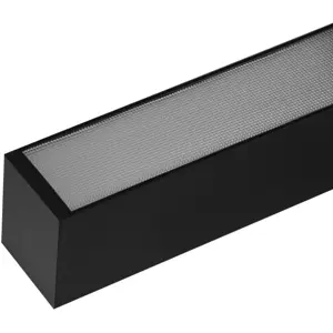 Perfil Linear de LED 50x72 40W 120cm 4000K 4400lm - Preto