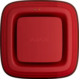 Sirene sem fios com alarme sonoro e visual - IP54 Vermelho