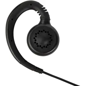 Auricular C-Ring giratorio con microfono PTT (doble-jack)