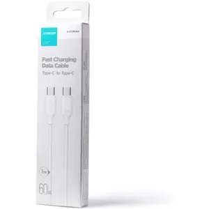 Cabo USB-C <-> USB-C PD QC 60W 3A - 1m - branco