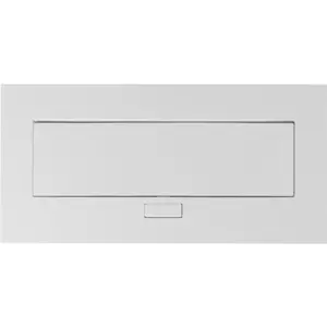 Bloco de tomadas de encastrar com tampa 2x Schuko + 2x USB-A – cabo 1.5m – Branco