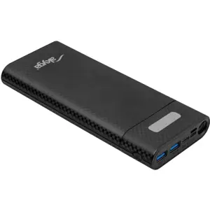 Caixa Power Bank 18W p/ 8x Li-Ion 18650 (não incluidas) - 2x USB-A QC + USB-C PD + Lanterna